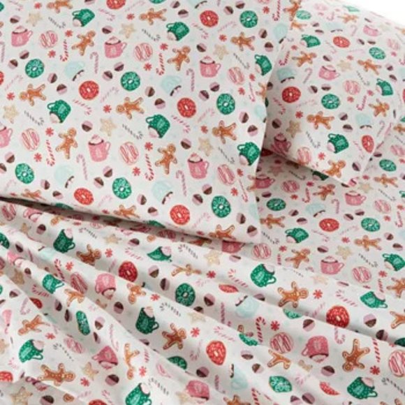 Charter Club Kids Candyland Flannel 3-Pc. Twin Sheet Set - Picture 3 of 3